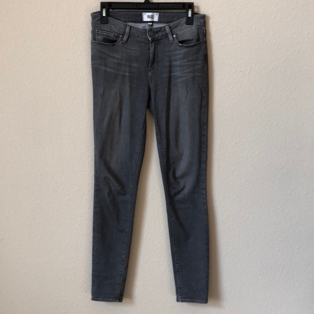 Paige Grey Skinny Jeans Size 28